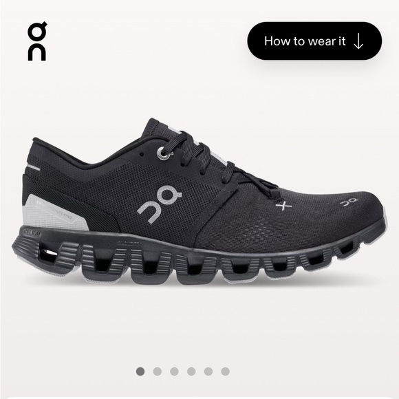 On Running Shoes Nwt Cloud X Sz 7 Bkack Poshmark